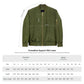 Branded / Embroidered Bomber Jacket - SVRN_T - The Orange Habit