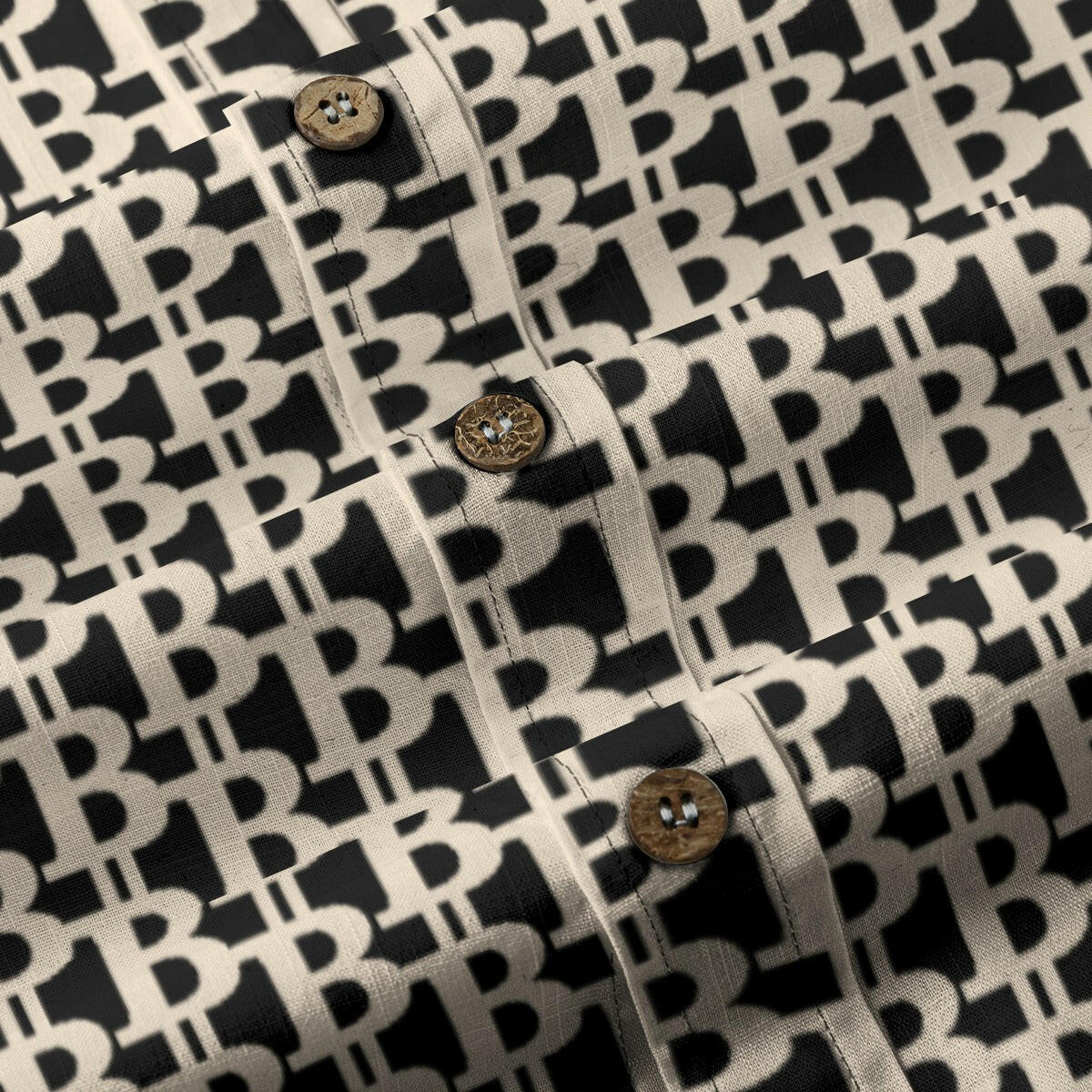 The B / Mens Cotton Slub Bitcoin Shirt - SVRN_T - The Orange Habit