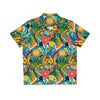 ALOHA SATOSHI / Men's Bitcoin Hawaiian Shirt - SVRN_T - The Orange Habit