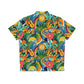 ALOHA SATOSHI / Men's Bitcoin Hawaiian Shirt - SVRN_T - The Orange Habit