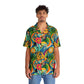 ALOHA SATOSHI / Men's Bitcoin Hawaiian Shirt - SVRN_T - The Orange Habit