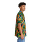 ALOHA SATOSHI / Men's Bitcoin Hawaiian Shirt - SVRN_T - The Orange Habit