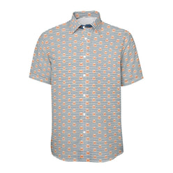 Crab B / Mens Cotton Poplin Bitcoin Shirt - SVRN_T - The Orange Habit