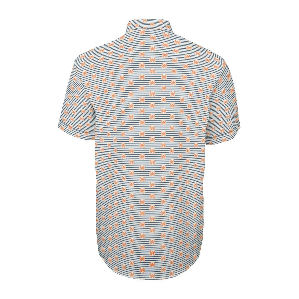 Crab B / Mens Cotton Poplin Bitcoin Shirt - SVRN_T - The Orange Habit