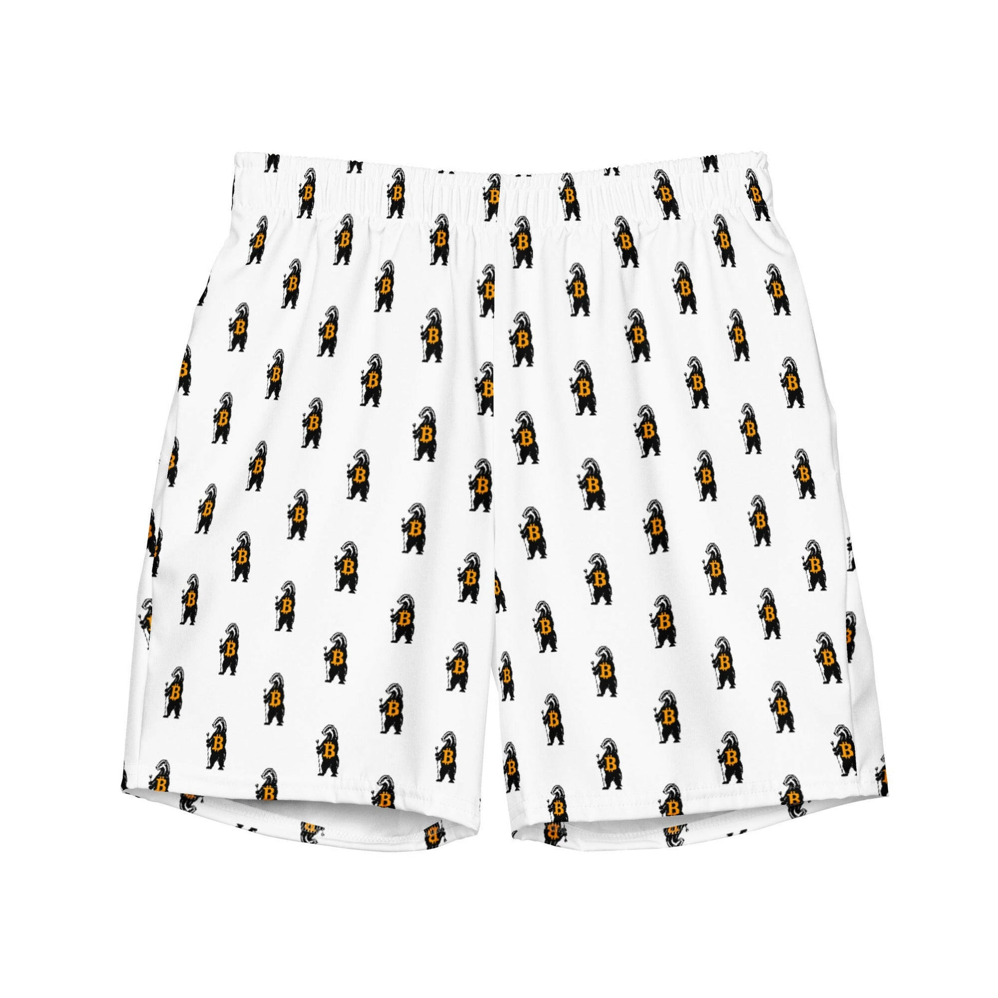 Bitcoin Swim Trunks / HONEY BADGER - SVRN_T - The Orange Habit