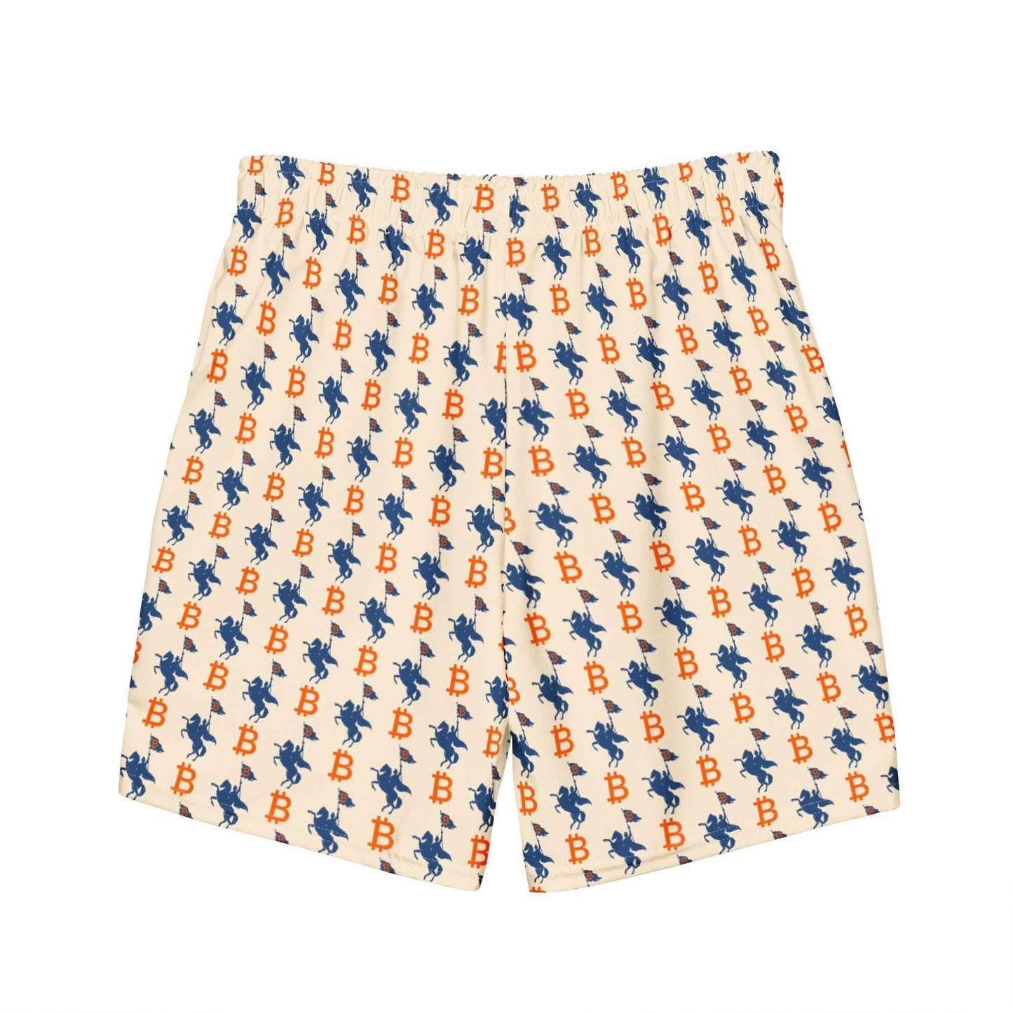 SOFT REVOLUTION / Bitcoin Swim Trunks - SVRN_T - The Orange Habit