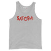 Satoshi Red / Men's Bitcoin Tank Top - SVRN_T - The Orange Habit