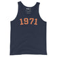 1971 / Men's Bitcoin Tank Top - SVRN_T - The Orange Habit