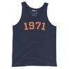1971 / Men's Bitcoin Tank Top - SVRN_T - The Orange Habit