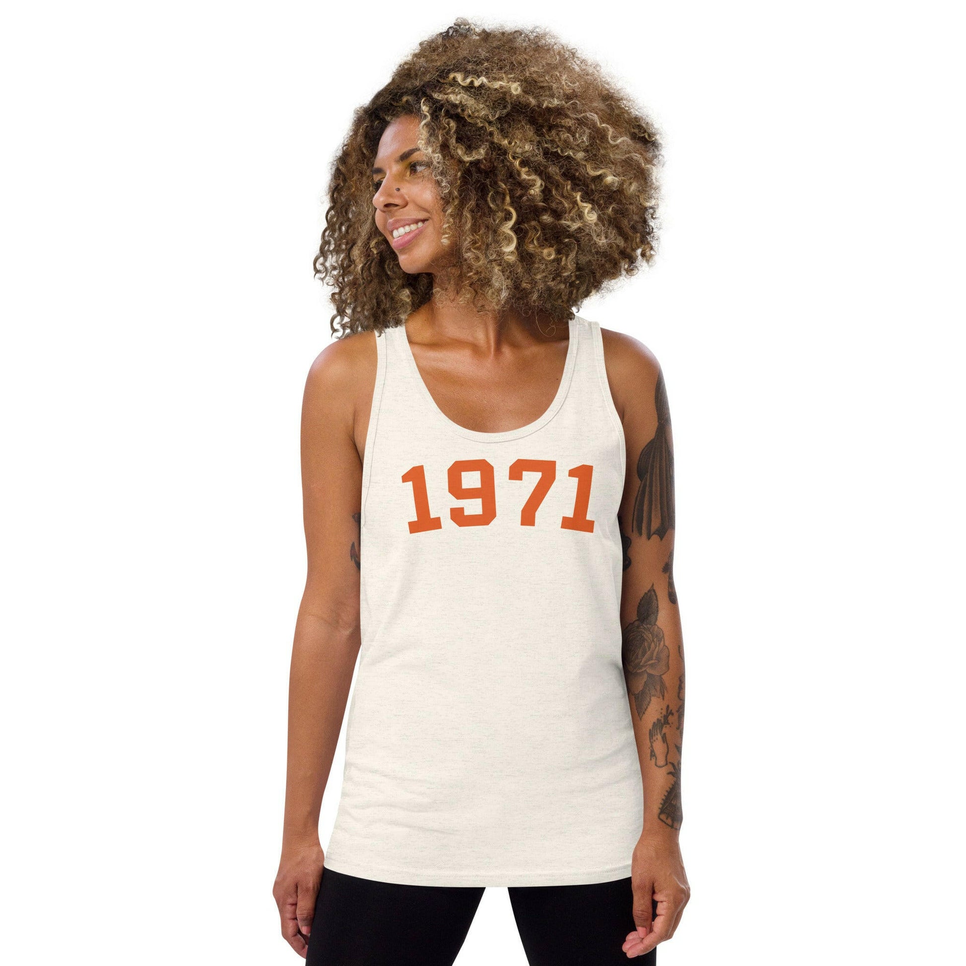 1971 / Men's Bitcoin Tank Top - SVRN_T - The Orange Habit
