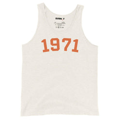 1971 / Men's Bitcoin Tank Top - SVRN_T - The Orange Habit