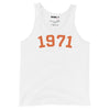 1971 / Men's Bitcoin Tank Top - SVRN_T - The Orange Habit