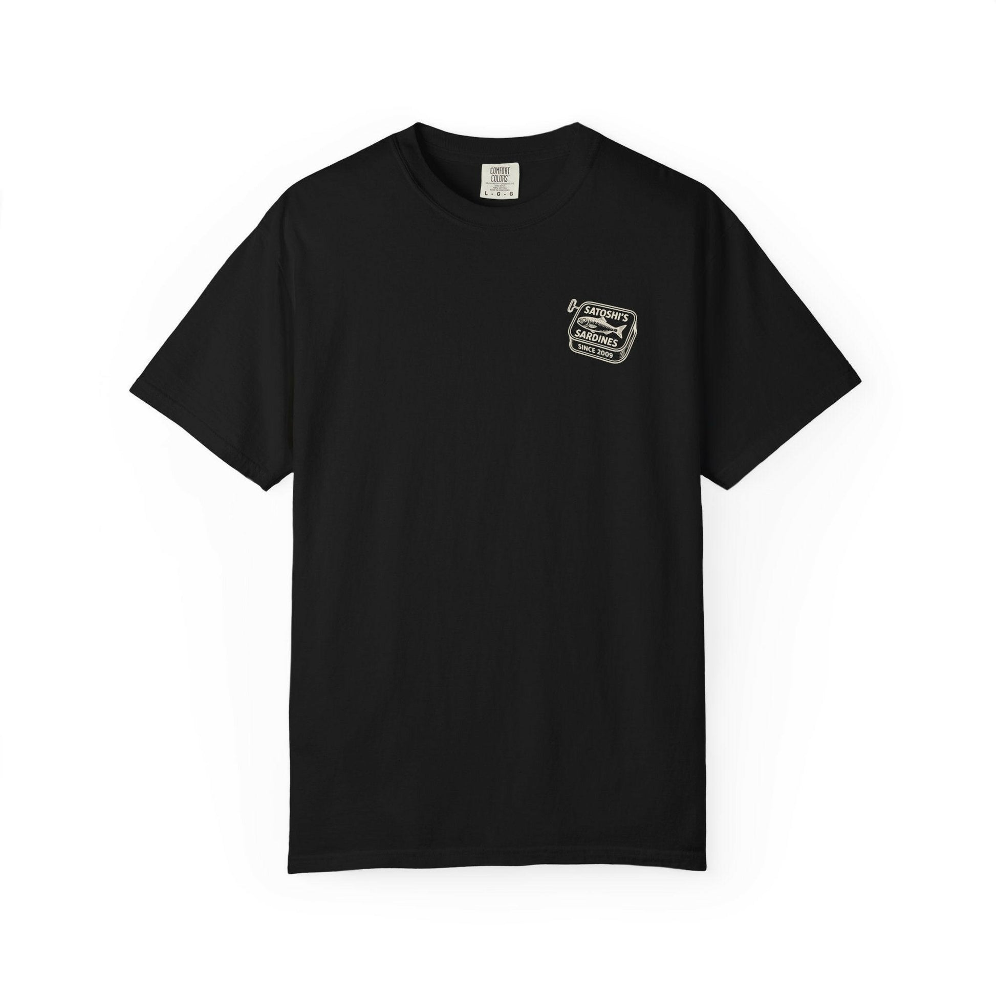 Satoshi's Sardines / Bitcoin T-Shirt - SVRN_T - The Orange Habit