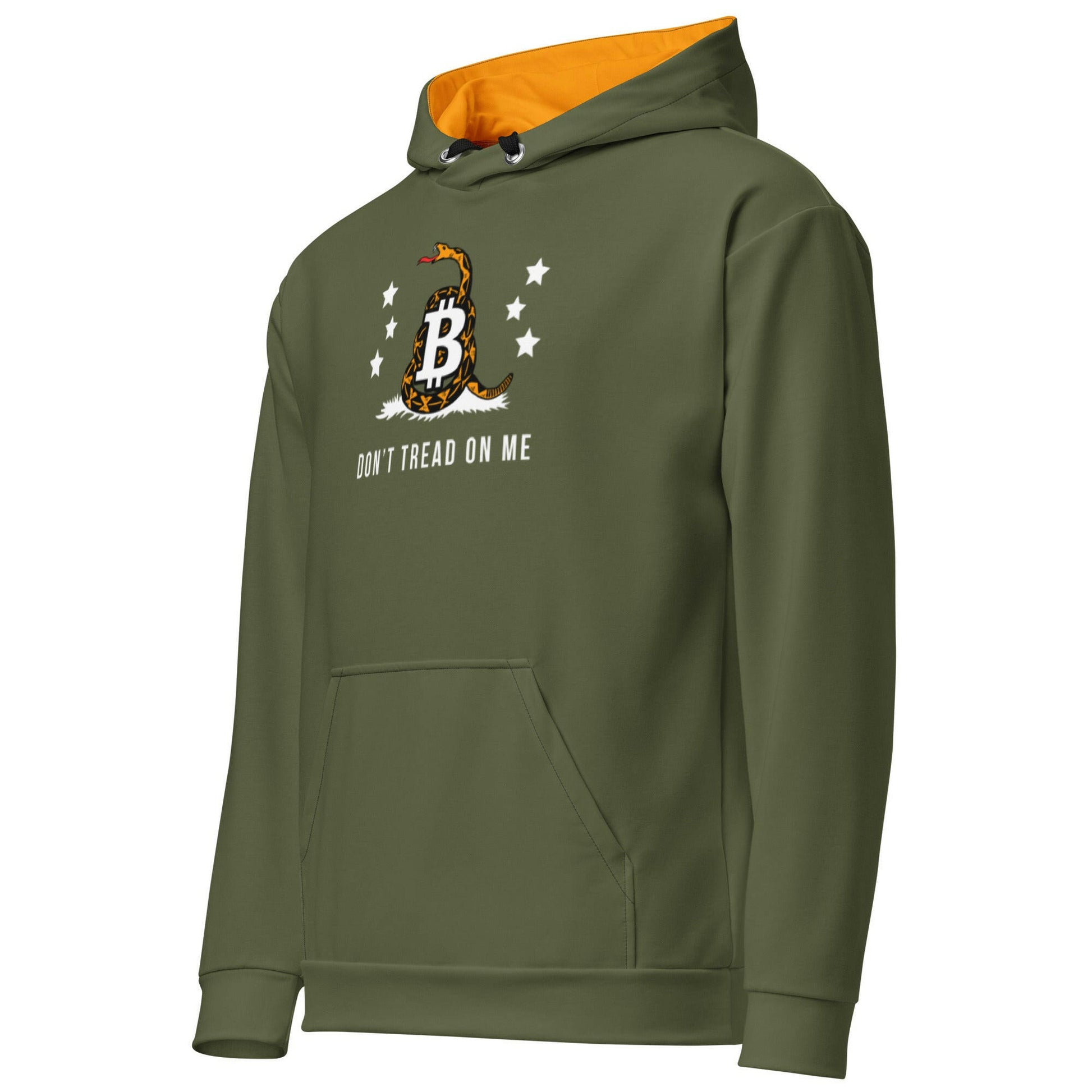 DON'T TREAD / Premium Bitcoin Hoodie - SVRN_T - The Orange Habit