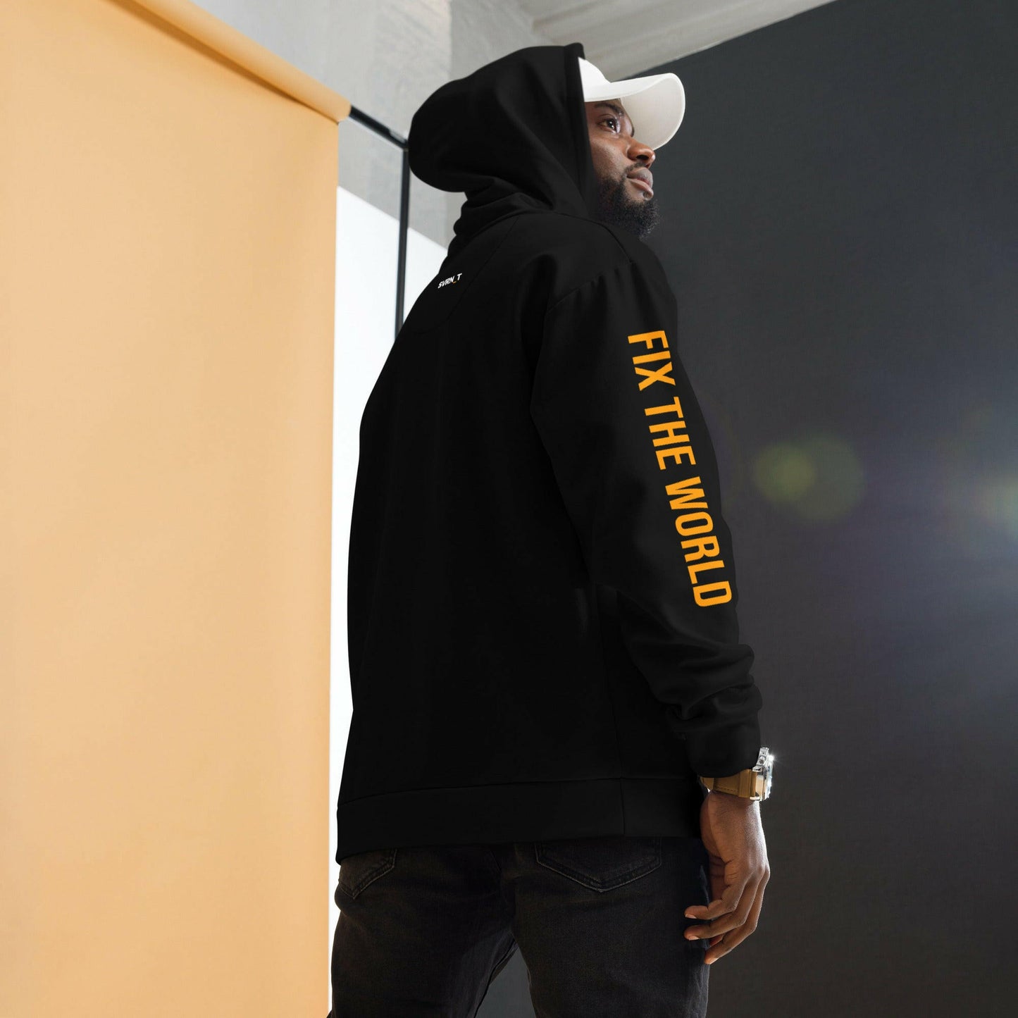 RESOLUTION / Premium Bitcoin Hoodie - SVRN_T - The Orange Habit