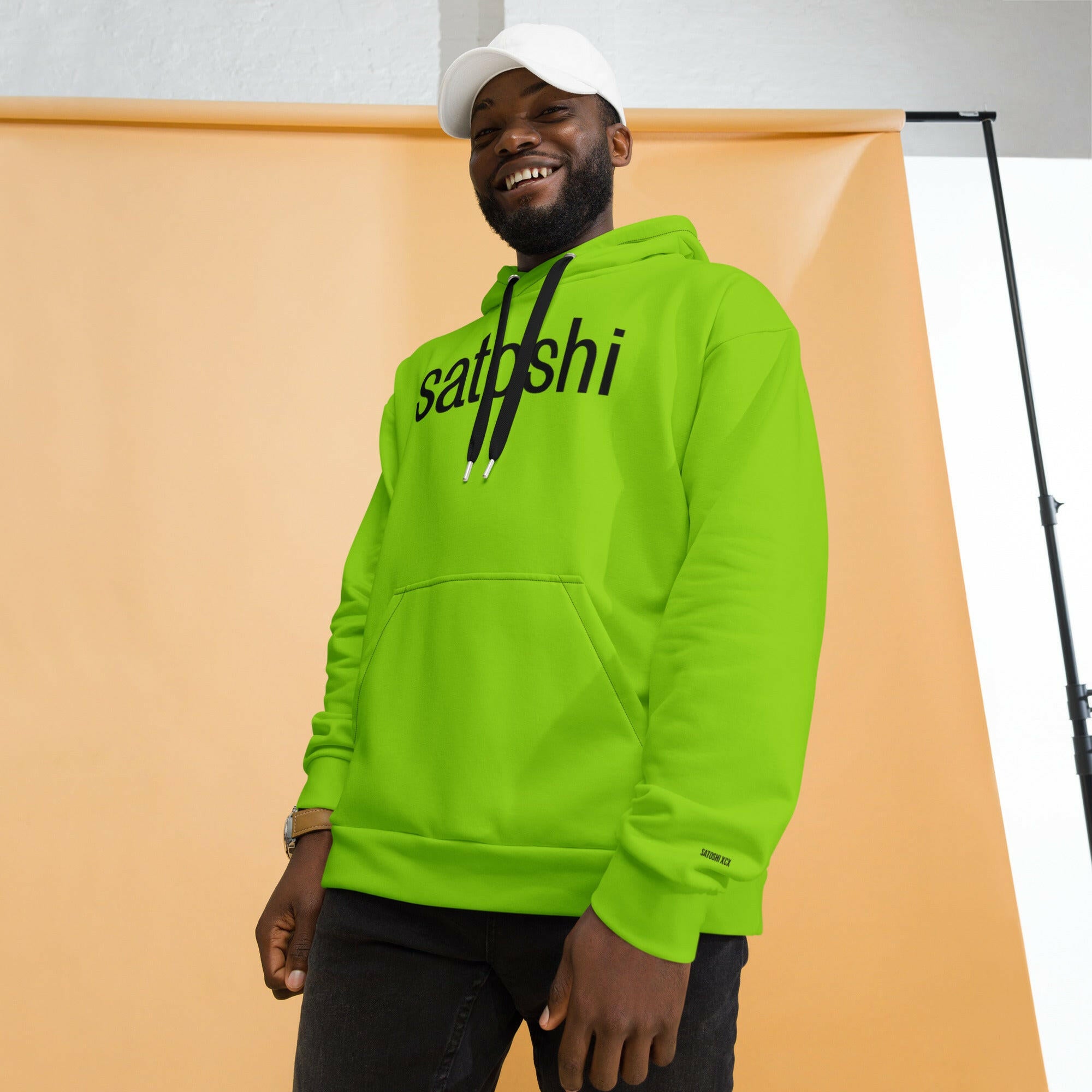 SATOSHI XCX / Premium Bitcoin Hoodie - SVRN_T - The Orange Habit