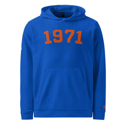 1971 / Embroidered Adidas Bitcoin Hoodie - SVRN_T - The Orange Habit