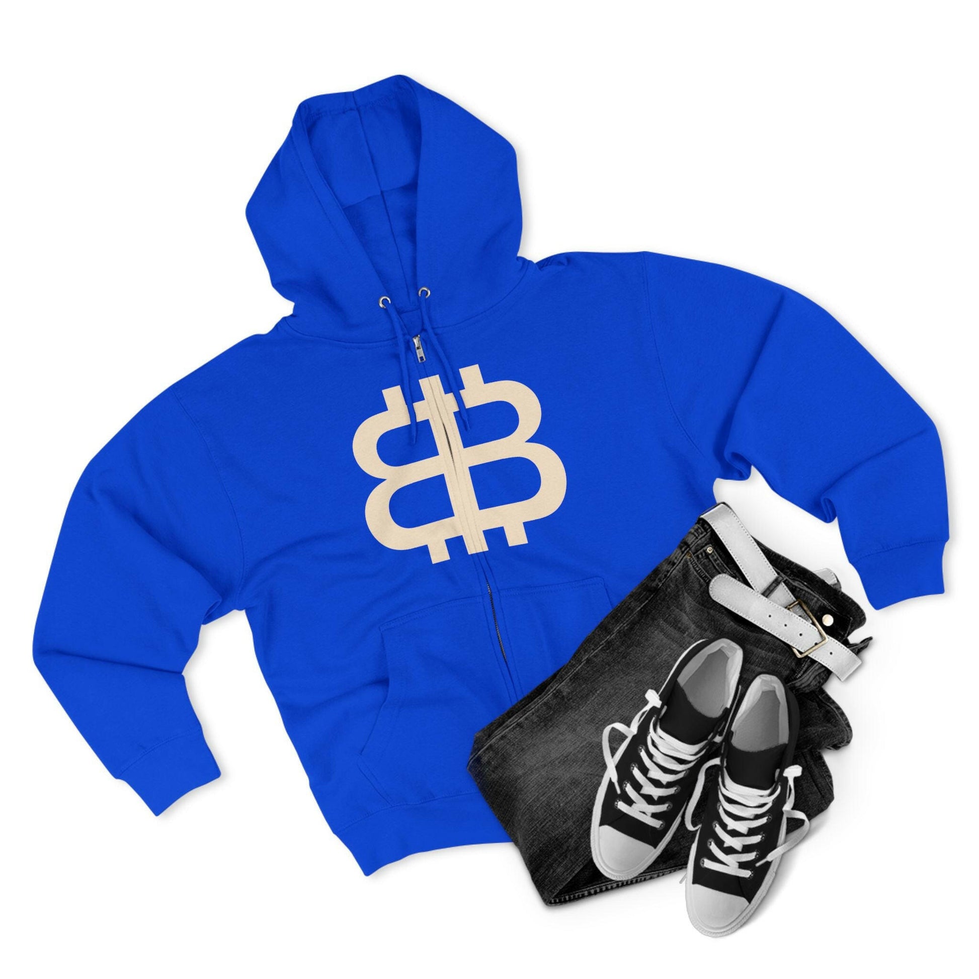 BITCOIN PARIS / Bitcoin Zip Hoodie - SVRN_T - The Orange Habit