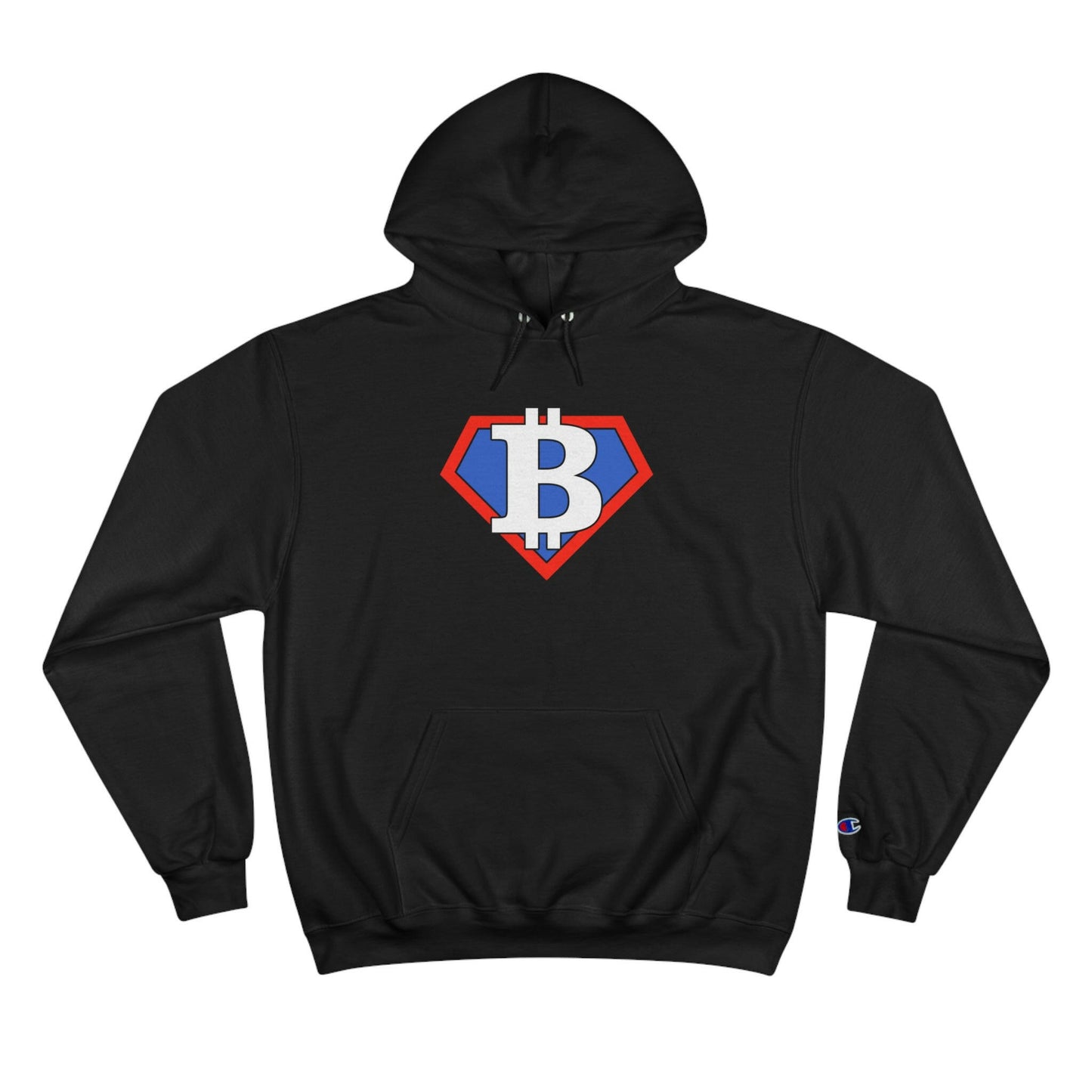 SUPER B / Champion Bitcoin Hoodie - SVRN_T - The Orange Habit