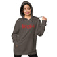SATOSHI Red / Embroidered Luxe Bitcoin Hoodie - SVRN_T - The Orange Habit