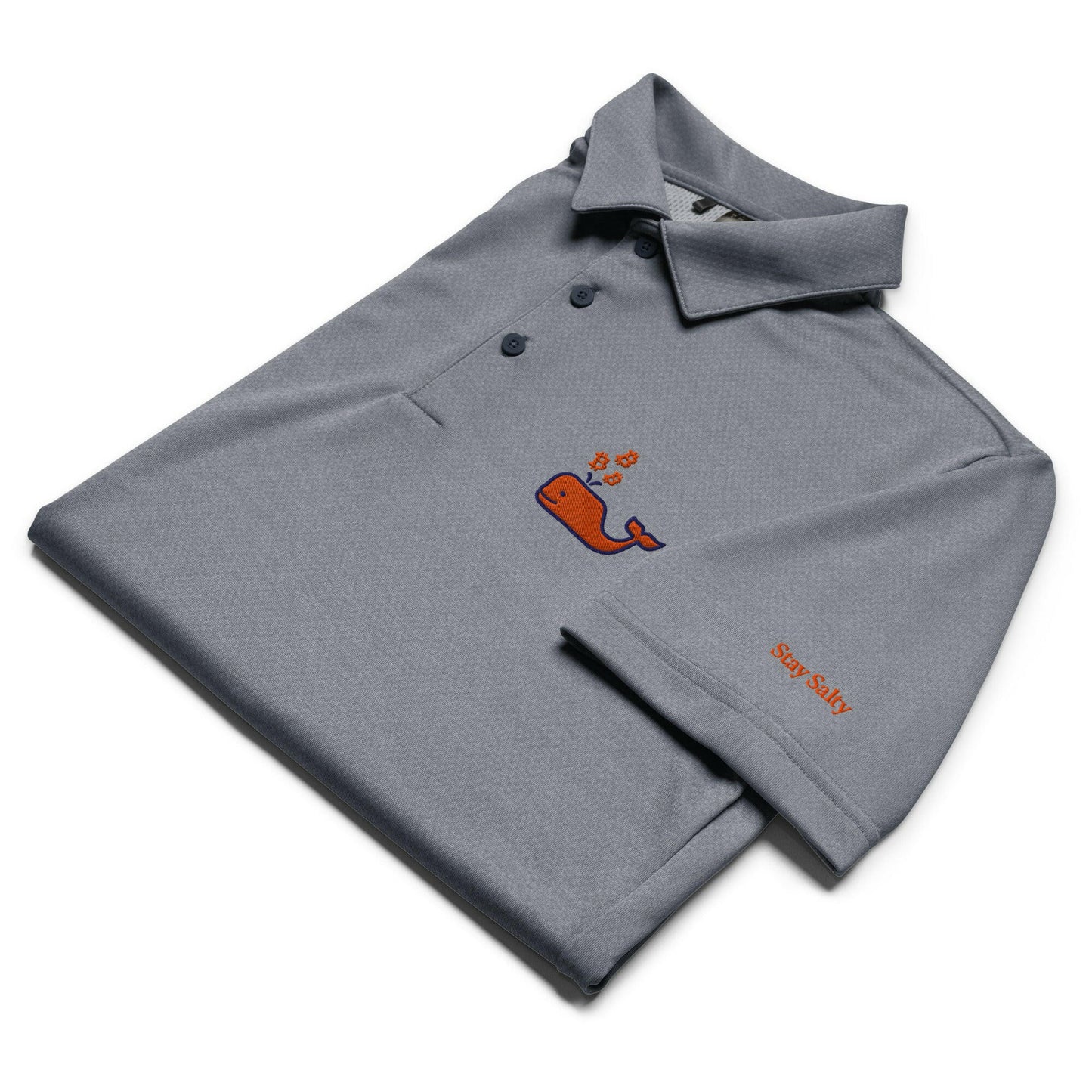 Bitcoin Whale / Adidas Polo - SVRN_T - The Orange Habit