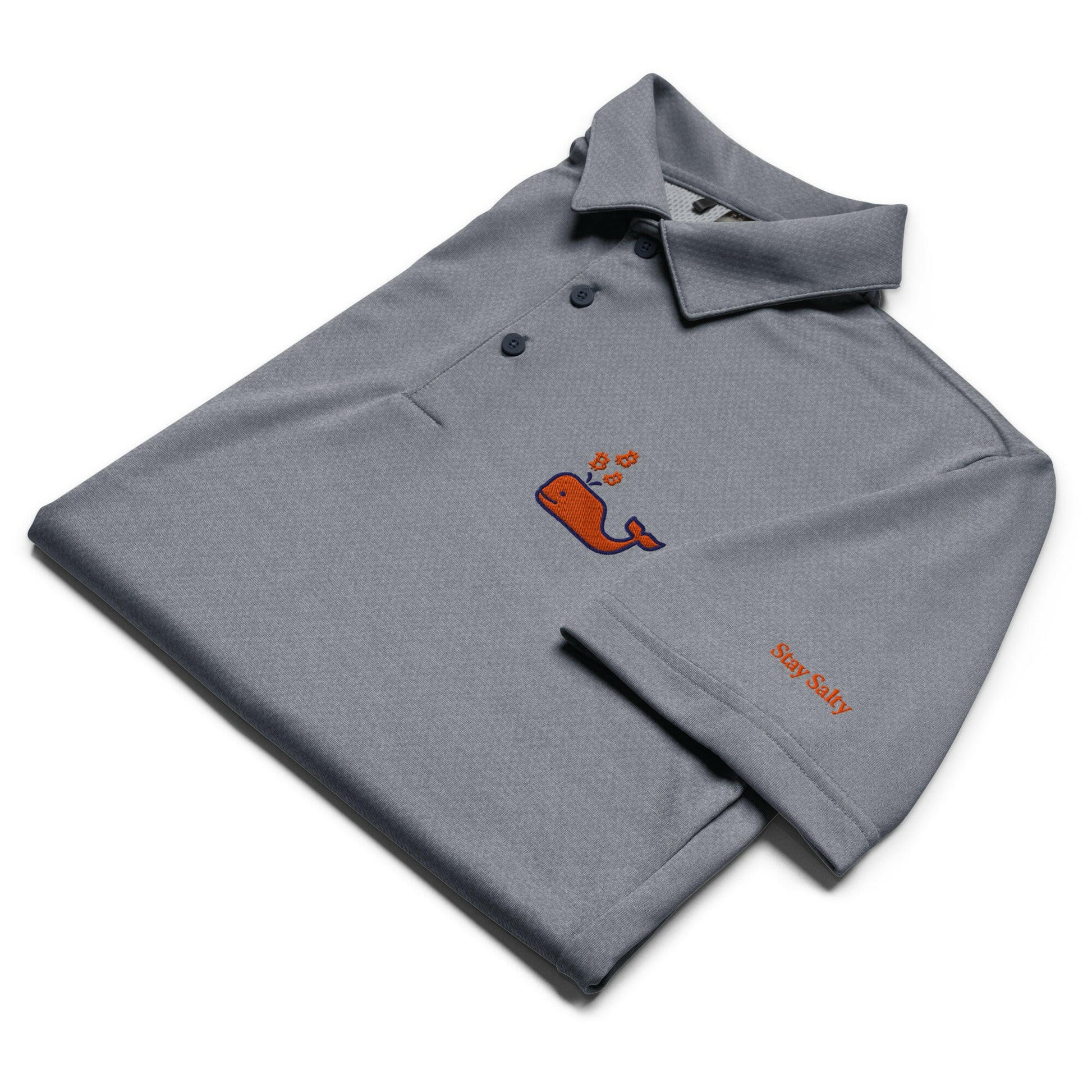 Bitcoin Whale / Adidas Polo - SVRN_T - The Orange Habit
