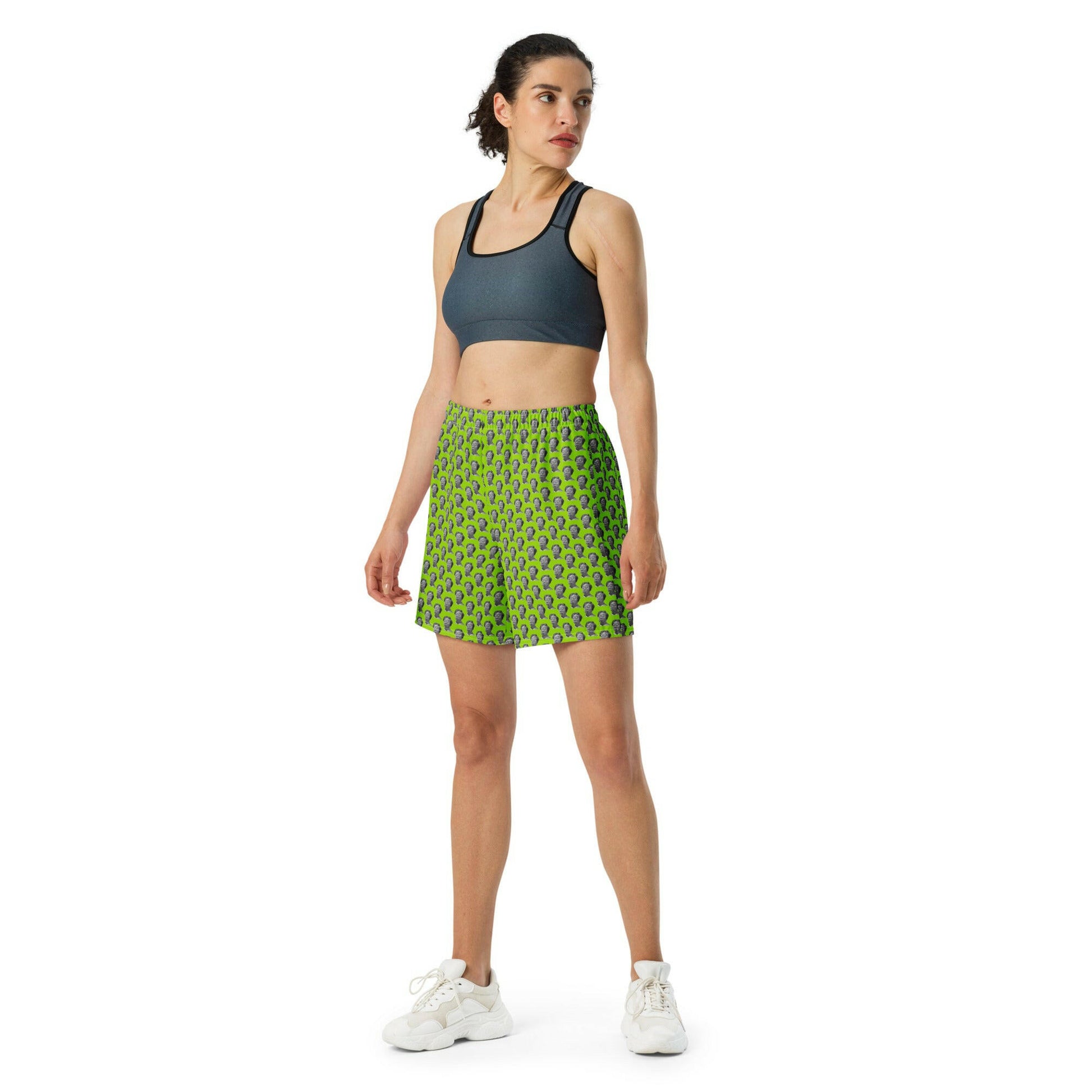 SATOSHI XCX / Athletic Long Shorts - SVRN_T - The Orange Habit