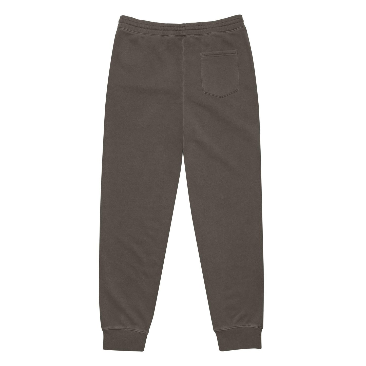 SATOSHI RED / Embroidered Luxe Bitcoin Sweatpants - SVRN_T - The Orange Habit