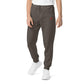 SATOSHI RED / Embroidered Luxe Bitcoin Sweatpants - SVRN_T - The Orange Habit