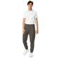 SATOSHI RED / Embroidered Luxe Bitcoin Sweatpants - SVRN_T - The Orange Habit