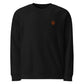 Branded - Orange B / Organic Raglan Bitcoin Sweatshirt - SVRN_T - The Orange Habit