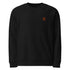 Branded - Orange B / Organic Raglan Bitcoin Sweatshirt - SVRN_T - The Orange Habit