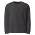 Branded - Orange B / Organic Raglan Bitcoin Sweatshirt - SVRN_T - The Orange Habit