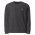 Branded / Organic Raglan Bitcoin Sweatshirt - SVRN_T - The Orange Habit