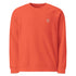 Branded / Organic Raglan Bitcoin Sweatshirt - SVRN_T - The Orange Habit