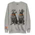 HODL Dog - Weimaraner / Bitcoin Sweatshirt - SVRN_T - The Orange Habit