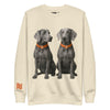 HODL Dog - Weimaraner / Bitcoin Sweatshirt - SVRN_T - The Orange Habit