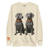 HODL Dog - Weimaraner / Bitcoin Sweatshirt - SVRN_T - The Orange Habit