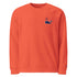 Bitcoin Whale / Organic Raglan Sweatshirt - SVRN_T - The Orange Habit