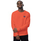 Bitcoin Whale / Organic Raglan Sweatshirt - SVRN_T - The Orange Habit