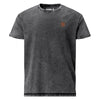Branded / Denim Bitcoin T-Shirt - SVRN_T - The Orange Habit
