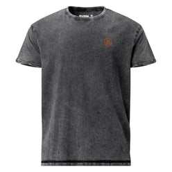 Branded / Denim Bitcoin T-Shirt - SVRN_T - The Orange Habit