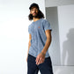 Branded / Denim Bitcoin T-Shirt - SVRN_T - The Orange Habit