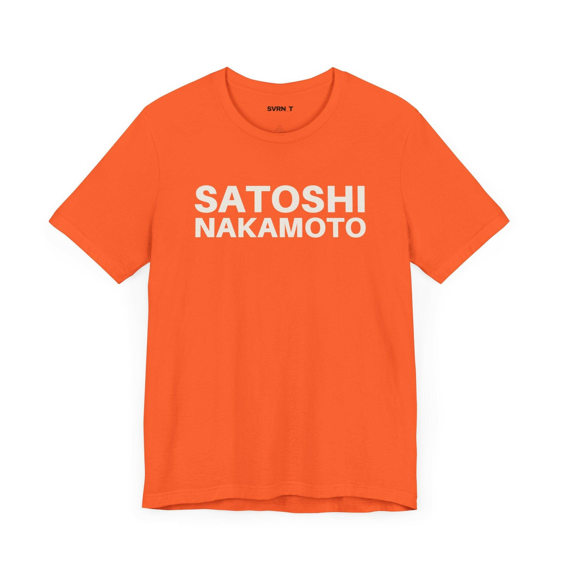 Nakamoto / Bitcoin T-Shirt - SVRN_T - The Orange Habit