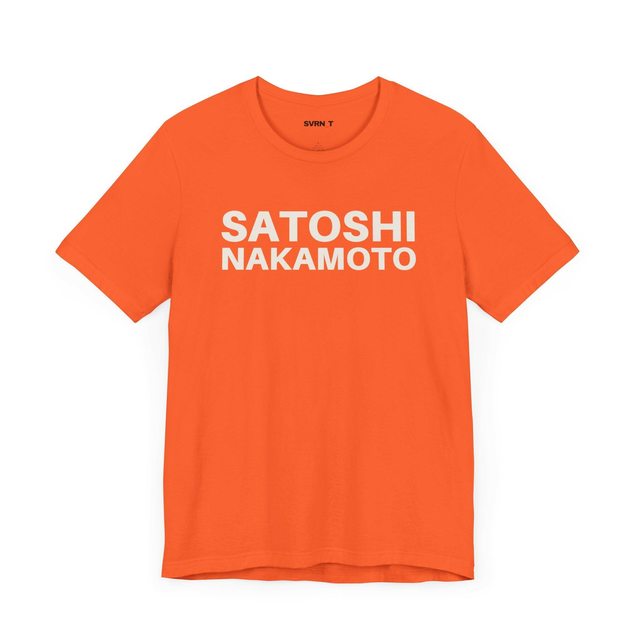 Nakamoto / Bitcoin T-Shirt - SVRN_T - The Orange Habit