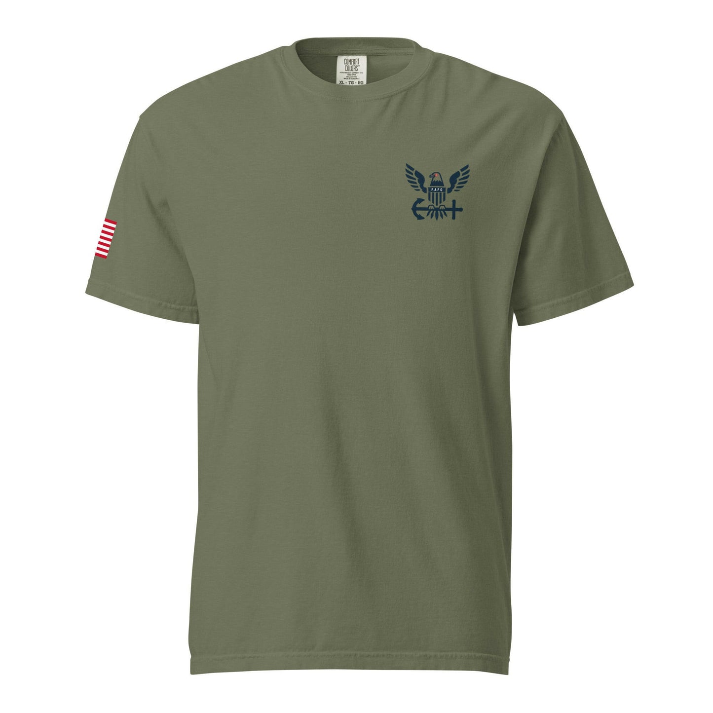FAFO Bitcoin T-Shirt – U.S. Navy x Bitcoin Graphic Tee - SVRN_T - The Orange Habit