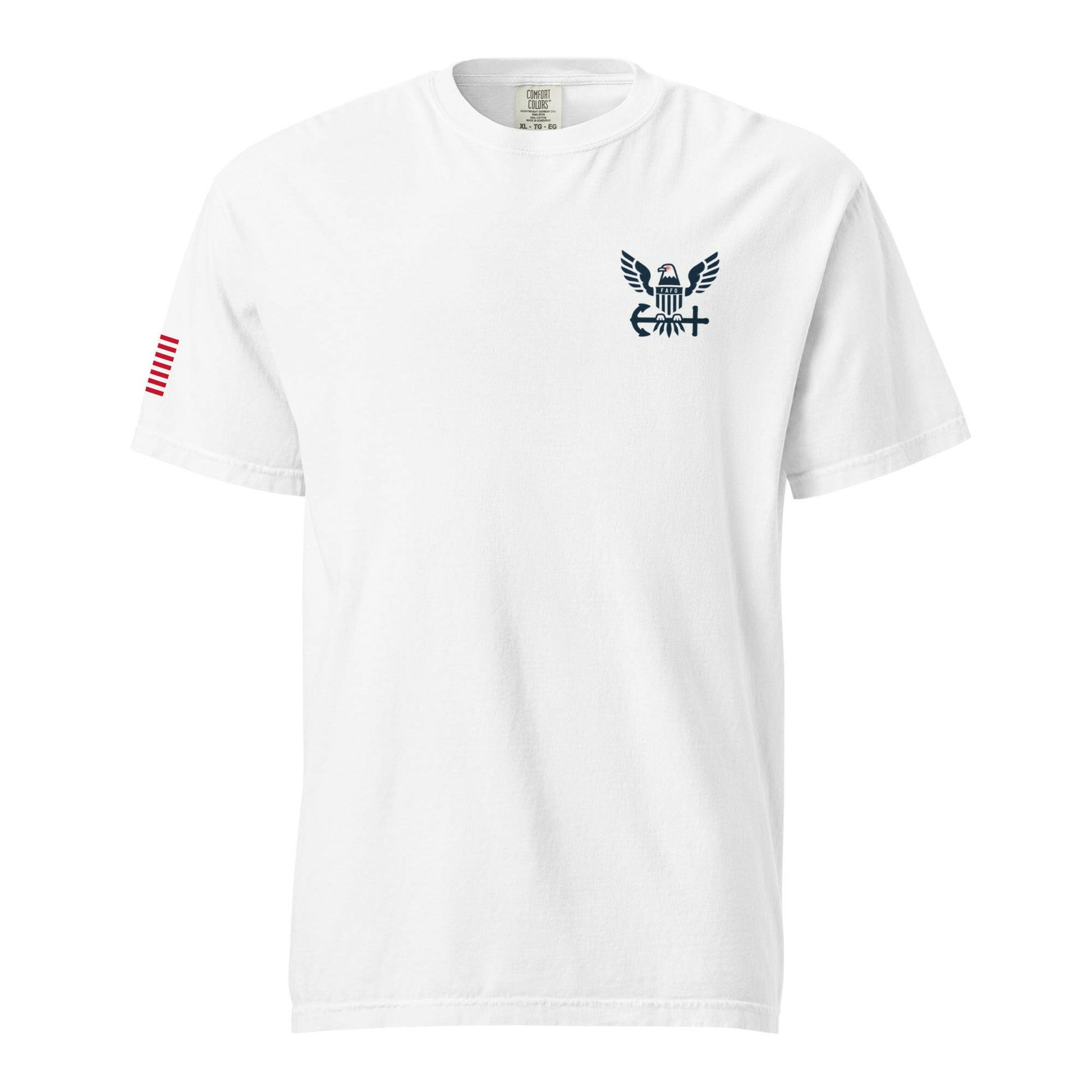 FAFO Bitcoin T-Shirt – U.S. Navy x Bitcoin Graphic Tee - SVRN_T - The Orange Habit