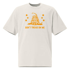 DON'T TREAD / Oversized Faded Bitcoin T-Shirt - SVRN_T - The Orange Habit