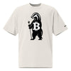HONEY BADGER / Oversized Bitcoin T-Shirt - SVRN_T - The Orange Habit