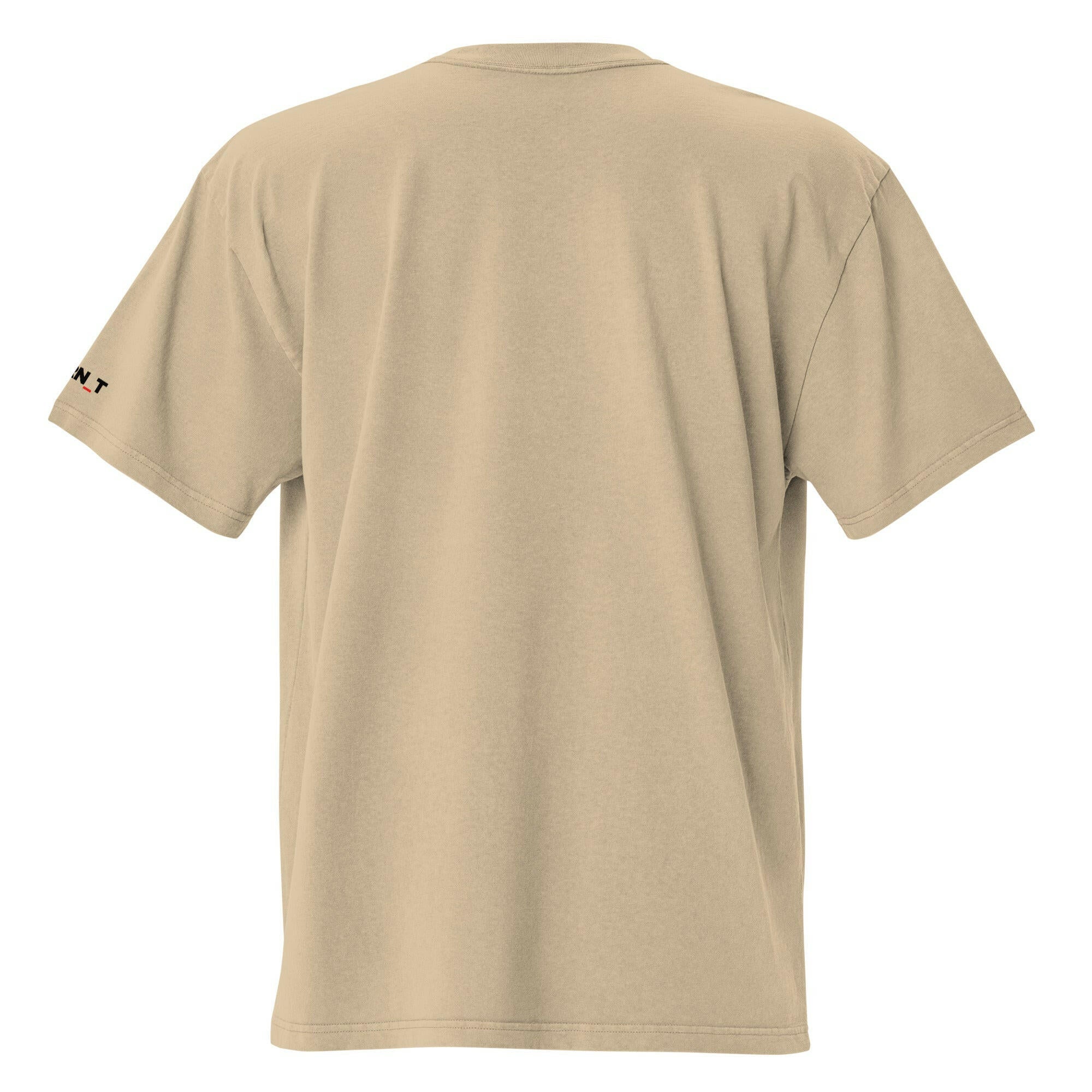 SATOSHI RED / Oversized Faded Bitcoin T-Shirt - SVRN_T - The Orange Habit